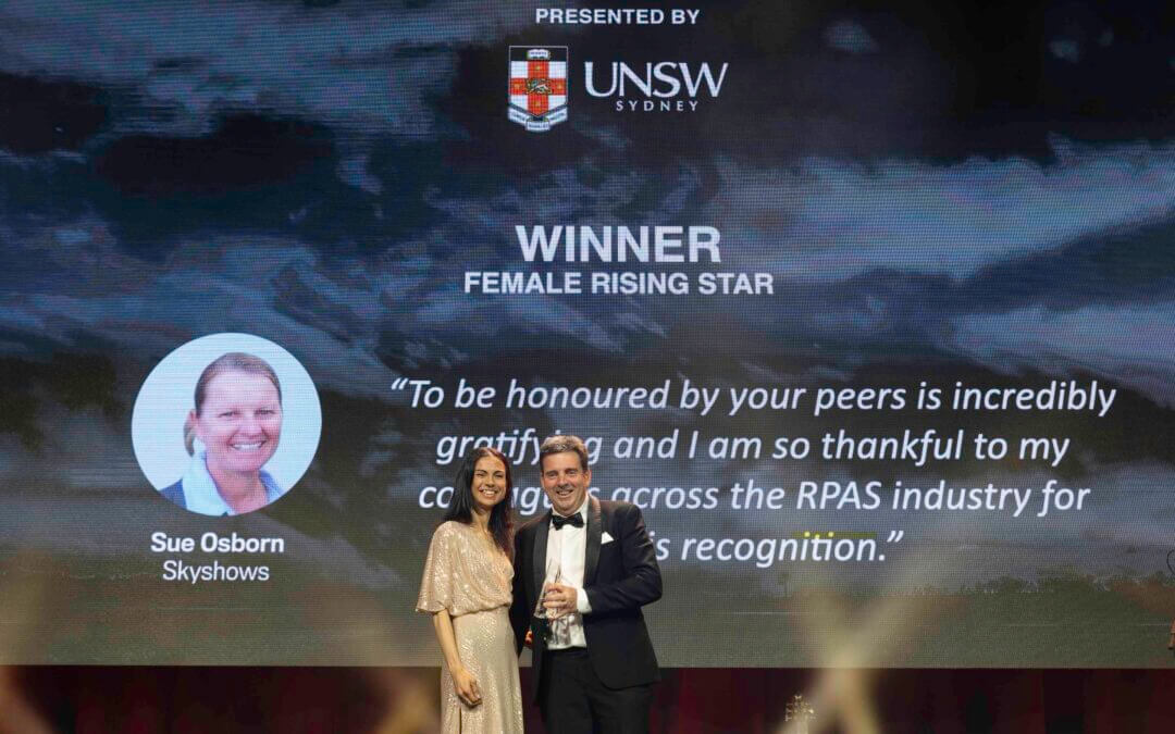 Sue Osborn – Awarded Female Rising Star at the Australian Aviation Awards